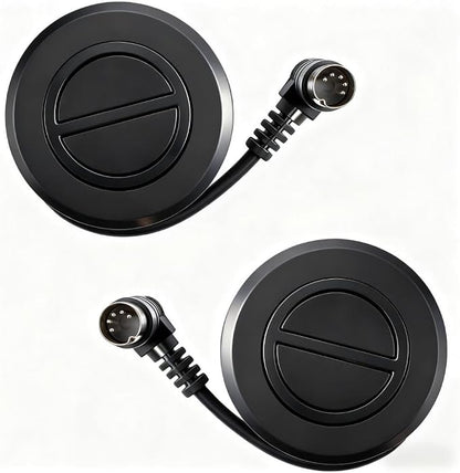 Podoy Electric Recliner Switch Replacement with 2 Button 5 pin Plug Universal Fixed Power Recliner Lift Chair, Stand Sofa with 90 Degree Plug Electric Round Hand Control Handset(2 Pack)