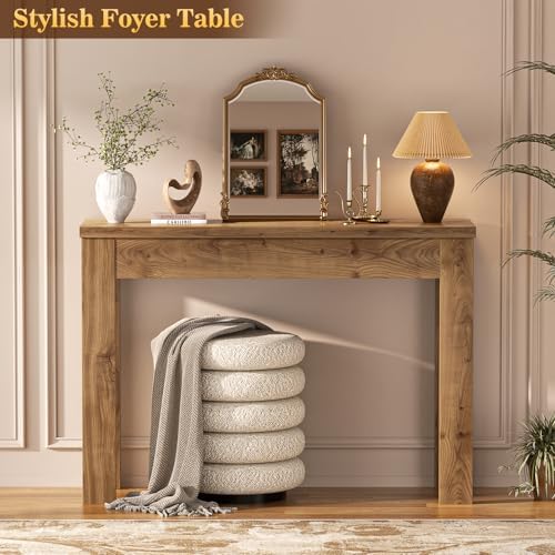 Armocity Small Console Table for Entryway, 32" Farmhouse Narrow Sofa Table