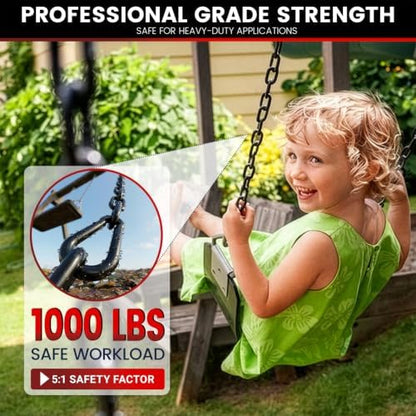 67" Hanging Swing Chain,1000 lb Capacity,6 mm 304 Stainless Steel