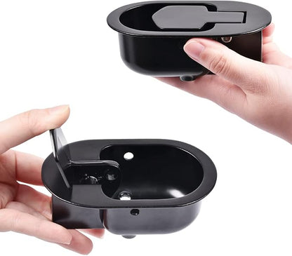 Sopito Universal Metal Recliner Handle Replacement Parts (4.4 * 2.7 in) with Retaining Clips, Fits for Lift Chair Electric Sofa Message Chair