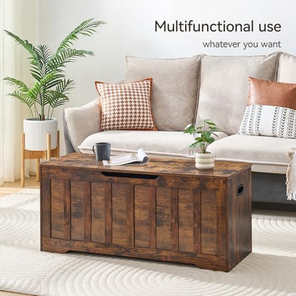 43.3" Storage Chest Extra Large, Storage Bench.(Rustic Brown)