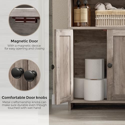 Small Bathroom Storage Cabinet, Toilet Paper Storage Cabinet