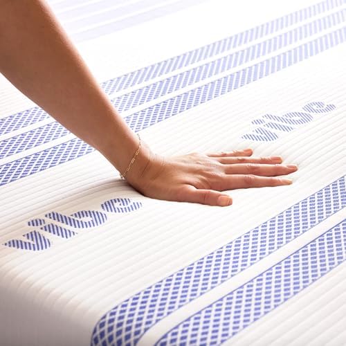 Vibe Gel Memory Foam 10 Inch Mattress - Bed-in-a-Box - Full Size - Pressure Relief - Certi-PUR Certified