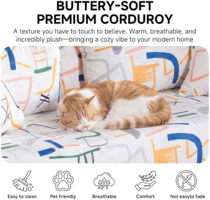 79" Memory Foam Sofa Bed, High Headrest Convertible Futon Boneless Couch