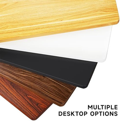 BIZUM Whole-Piece Particle Board Table Top Wood Countertop for Standing Desk DIY, 55x28x1 Inch White Desk Top