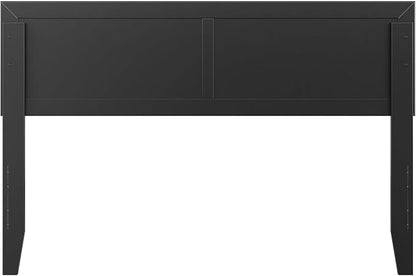 AFI, Sophia Adjustable Modern Full Wood Headboard, Black