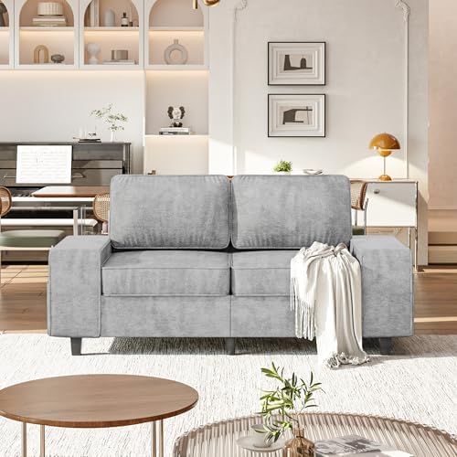 71" Loveseat Sofa for Living Room, Comfy Chenille Fabric Love Seat for Bedroom, Small Couches for Removable Cushion Cover,Couches for Small Space,Apartment,Dorm