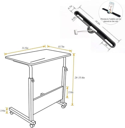 31.5 Inch Computer Desk, Modern Simple Gaming Desk Home Office Desks, Writing Study Table Small Desk