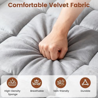 Convertible Sleeper Chair, Pull Out Chair Sleeper with Bracket and Cup Holder, Chairs Bed Sleepers for Adults, 3 in 1 Sofa Bed Chairs for Small Spaces, Living Room