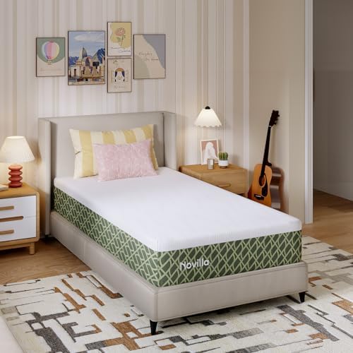 Novilla 6 Inch Twin Mattress, Twin Size Gel Memory Foam Mattress in a Box