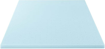 Best Price Mattress 1.5 Inch Ventilated Memory Foam Mattress Topper, Cooling Gel Infusion, CertiPUR-US Certified, Dorm Essentials, Queen