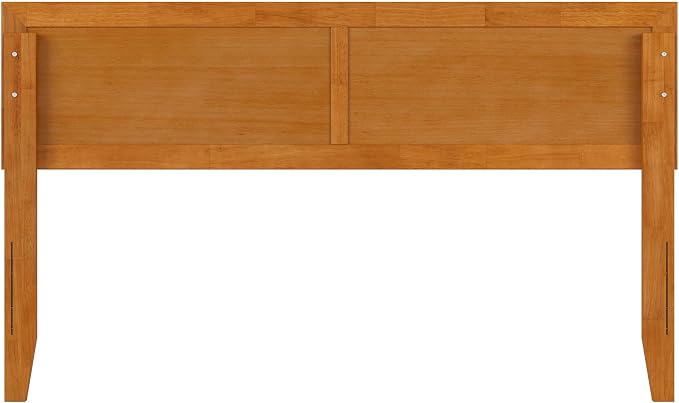AFI, Sophia Adjustable Modern Queen Wood Headboard, Light Toffee