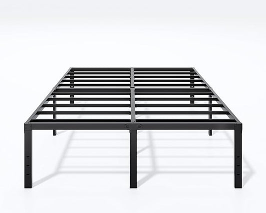 LUMUNANCE Metal Bed Frame Full Size - 18 Inch Heavy-Duty Full Platform Bed Frame No Box Spring Needed, Easy Assembly, Noise-Free, Sturdy Mattress Foundation, Underbed Storage Space