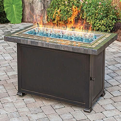Stanbroil 24 x 8 Inch Rectangular Drop-in Fire Pit Pan with H-Burner,