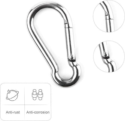 Hanging Swing Chair Chain Kit, 2 Set Stainless Steel Hardware Heavy Duty Porch Swing Hammock Chain Kit Hanging Hooks for Hammock, Rope, Tire, Tree Swings