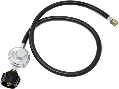GasOne Propane Regulator 3 Feet Universal QCC1 Grill Replacement with 36 inches hose for Most LP Gas Grill, Heater and Fire Pit Table, 3/8" Female Flare Nut