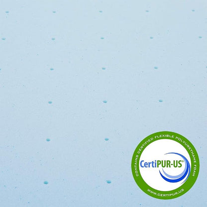 Best Price Mattress 4 Inch Ventilated Memory Foam Mattress Topper, Cooling Gel Infusion, CertiPUR-US Certified, Dorm Essentials, Cal King