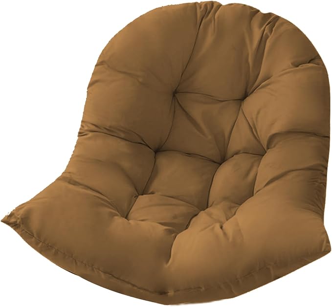Hammock Swing Egg Chair Cushion Replacement, Hanging Basket Seat Pillow | Thick, 31.5 x 43.3 inches, High Elasticity Cotton, Soft Back Pads, Indoor, Outdoor, Garden, Office, Patio, Porch, Furniture