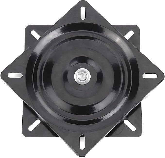 Plutreas Heavy Duty Bar Stool Swivel Replacement for Recliner Chair, Bar Stool Swivel Plate (8 inch)