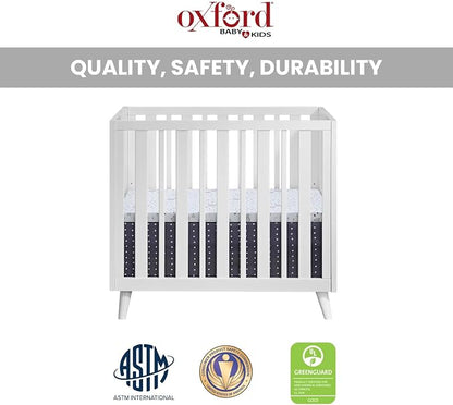 Oxford Baby Renwick 3 in 1 Mini Crib, White