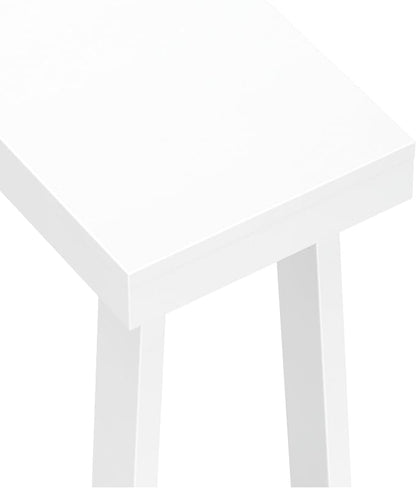 Plank+Beam Classic 46 Inch Console Table, Solid Pine Wood Entryway Table, Narrow Sofa Table for Hallway or Living Room, White