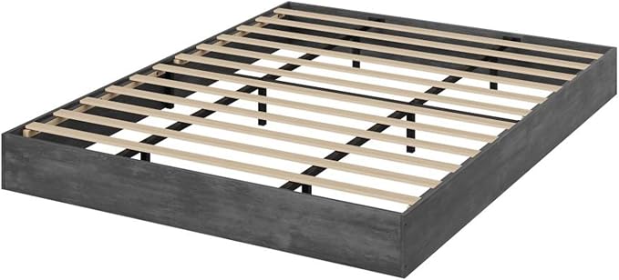 GarveeHome Twin Size Wood Platform Bed Frame,Wooden Bed Frame Without Headboard, Wood Slat Support,No Box Spring Needed, Easy Assembly