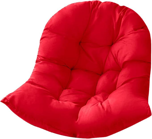 Hammock Swing Egg Chair Cushion Replacement, Hanging Basket Seat Pillow | Thick, 31.5 x 43.3 inches, High Elasticity Cotton, Soft Back Pads, Indoor, Outdoor, Garden, Office, Patio, Porch, Furniture