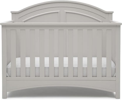 Delta Children Perry 6-in-1 Convertible Crib - Greenguard Gold Certified, Moonstruck Grey