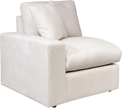 Ball & Cast 127" Oversized Modular Sectional Sofa L-Shaped,Large Chenille Upholstered Couch 7 Seat with Ottoman,Cup Holders & USB Ports,Comfty Sectionals W/Pillows & Storage Box,for Living Room,Beige
