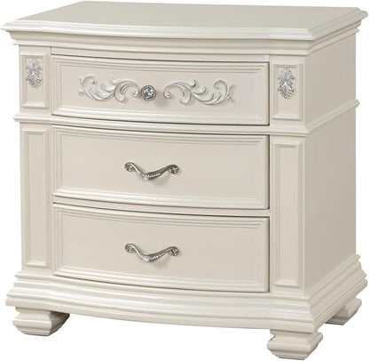 First of a Kind Valentina Pearl King 5 Piece Bedroom Set