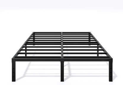 LUMUNANCE Metal Bed Frame California King Size - 14 Inch Heavy-Duty Cal King Platform Bed Frame No Box Spring Needed, Easy Assembly, Noise-Free, Sturdy Mattress Foundation, Underbed Storage Space
