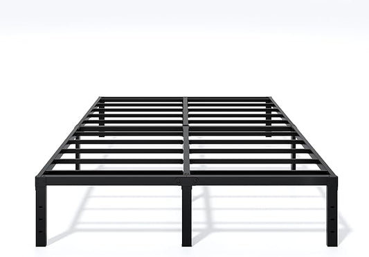 LUMUNANCE Metal Bed Frame Full Size - 14 Inch Heavy-Duty Full Platform Bed Frame No Box Spring Needed, Easy Assembly, Noise-Free, Sturdy Mattress Foundation, Underbed Storage Space