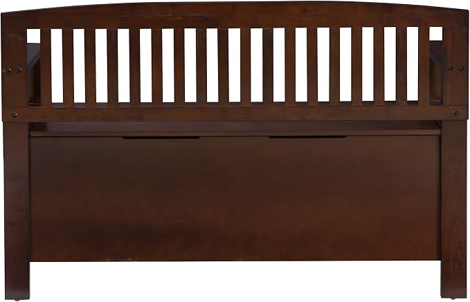 Linon Home Dcor Linon Home Decor Cynthia Storage Bench, 50"w x 17.25"d x 32"h, Walnut