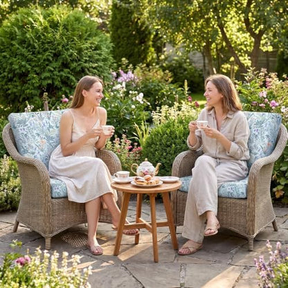 4Pcs Patio Cushion Covers Stretch Outdoor Furniture Protector Slipcovers