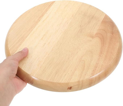 DOITOOL Solid Wood Bar Stool Seat Replacement 11.61 Inch Round Chair Seat Top for Home Office Barstools Seating Part