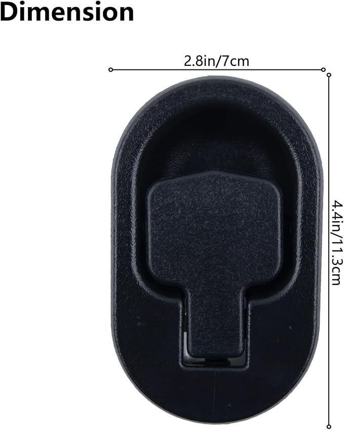 1PC Black Recliner Replacement Part Sofa Chair Couch Release Lever Pull Handle Replacement Recliner Handle ABS Plastic Fits Both A 6mm and 3mm Cable Replacement Parts