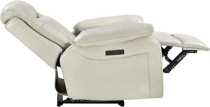 KISLOT Power Recliner Chair Wall Hugger Recliner with Adjustable Headrest and Footrest Dual Motor Electric Faux Leather Reclining Sofa with USB/Type-C Charging for RV Living Room Bedroom