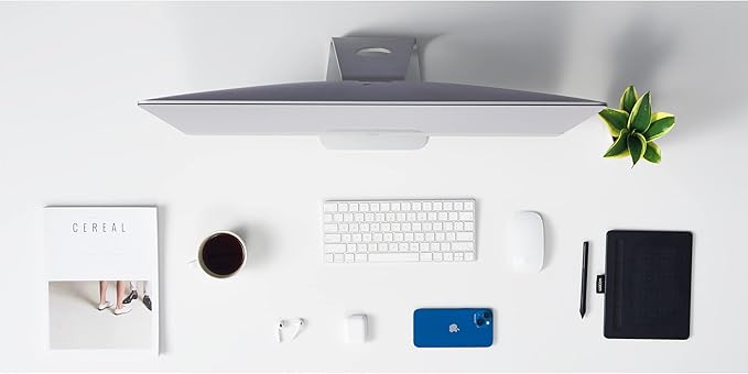 Kaboon 60x28 inches Tabletop, Solid One-Piece Desktop for Sit Stand Desk, Double Desks, L Desk DIY,Wood Countertop Home or Commercial Use,1 inch Thick, White, 27.56" D x 59.1" W