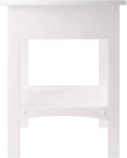 Winsome Wood Claire Accent Table, White