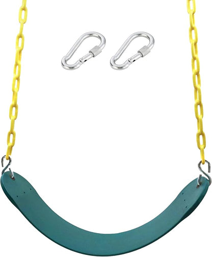 Heavy Duty 66 Inches Chain Plastic Coated Swing Seat Replacement Swing Set Accessories Outdoor
