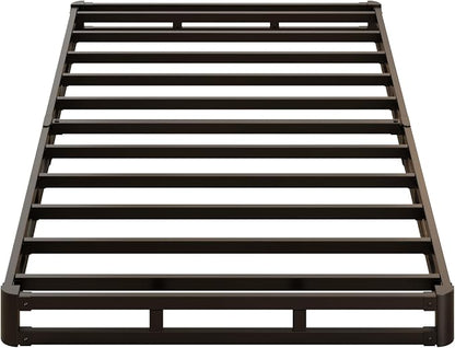 Lutown-Teen 3 Inch Twin XL Box Spring Low Profile, Heavy Duty Metal Box Spring Twin XL Bed Base with Fabric Cover, Mattress Foundation, Noise Free, Easy Assembly