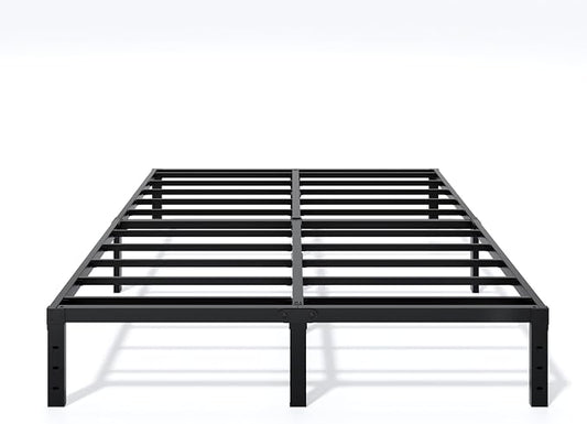 LUMUNANCE Metal Bed Frame Queen Size - 12 Inch Heavy-Duty Queen Platform Bed Frame No Box Spring Needed, Easy Assembly, Noise-Free, Sturdy Mattress Foundation, Underbed Storage Space