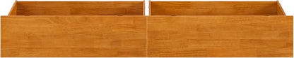 AFI Queen/King/Twin XL Under Bed Storage Drawers (Set of 2), Light Toffee