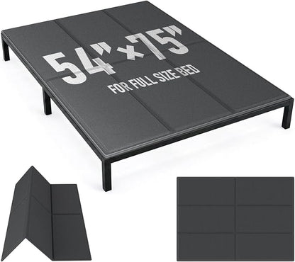 Bunkie Board Full Size (54x75''), 10mm Bed Boards for Under Mattress, Breathable, Noise Minimizing, Moisture Resistant Bunkieboards, Heavy Duty Bed Support Board for Platform & Slatted Frames