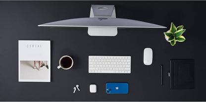 Kaboon 48x18 inches Tabletop, Solid One-Piece Desktop for Sit Stand Desk, Double Desks, L Desk DIY,Wood Countertop Home or Commercial Use,1 inch Thick, Solid Black