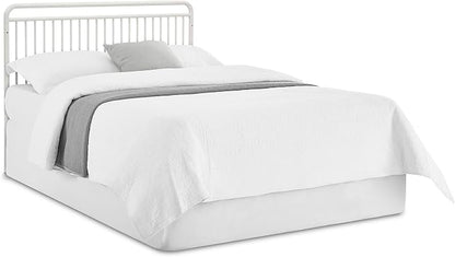 Delta Children Hayden 5-in-1 Convertible Metal Crib, Warm Gray