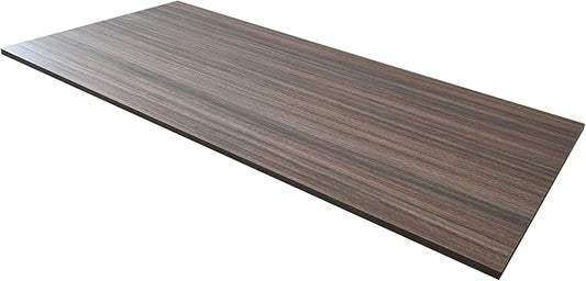 Kaboon Universal Tabletop 59.1"x23.62", Solid One-Piece Melamine Table Top, Double Desk L-Desk DIY, Home and Office Countertop,Eucalyptus