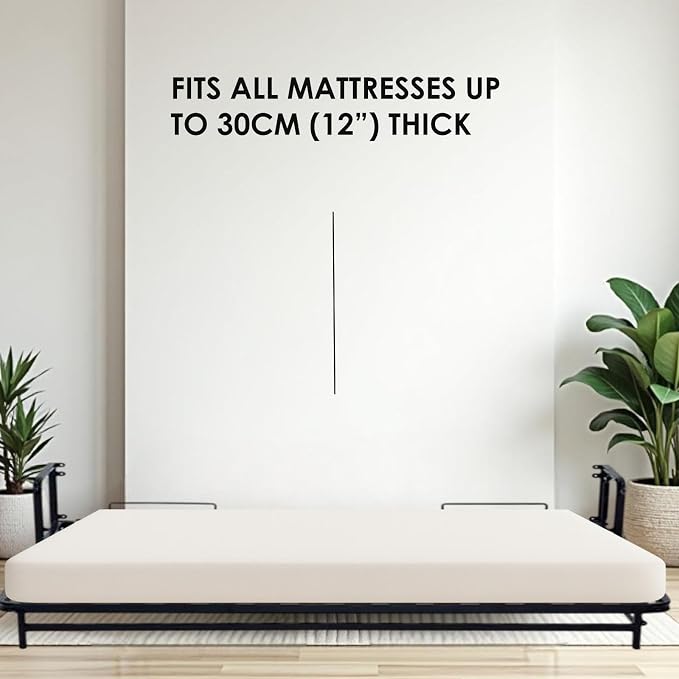 Horizontal Murphy Bed Kit, King Size, 76 x 80 inches, Hidden Wall Bed