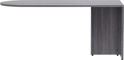 Lorell Weathered Charcoal Laminate Peninsula