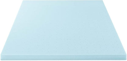 Best Price Mattress 3 Inch Ventilated Memory Foam Mattress Topper, Cooling Gel Infusion, CertiPUR-US Certified, Dorm Essentials, Queen